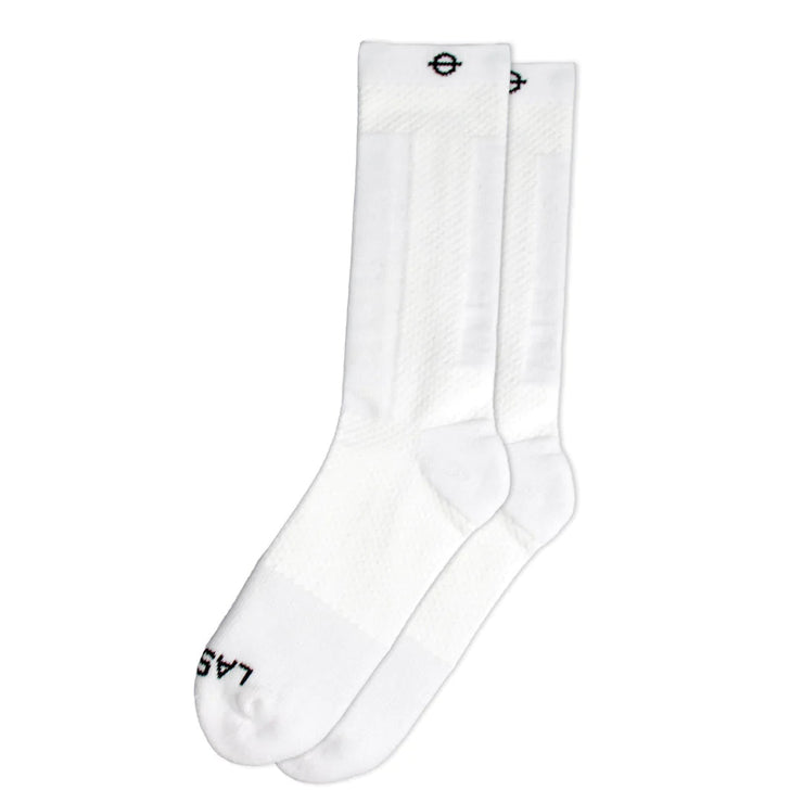 Performance Compression Socks - White Crew